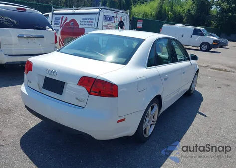 2007 Audi A4 2.0T from USA, damaged, VIN WAUDF78E17A204476